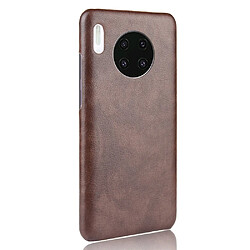 Avis Wewoo Coque Rigide Pour Huawei Mate 30 Shockproof Litchi PC + PU Case Brown