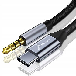 GUPBOO Câble Adaptateur Audio USB-C Mini Jack 3.5 AUX 1.5m,JL1836