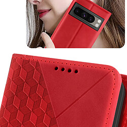 Acheter Avizar Housse pour Google Pixel 8 Pro Portefeuille Support Vidéo Collection Geo Rouge