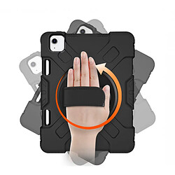 Eiger Coque pour iPad 10.9" (2022/23) Protection Complète avec Poignée rotative à 360° Noir