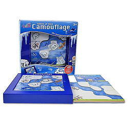 Universal Défi QI entrainement jeu intelligent ours polaire camouflage pensée enfant puzzle jouets