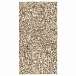 vidaXL Tapis ZIZUR beige 80x150 cm aspect de jute intérieur extérieur