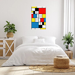 Avis EPIKASA Impression sur Toile Mondrian Composition