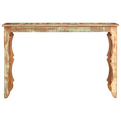 vidaXL Table de salle à manger 120x60x76cm Bois de récupération massif