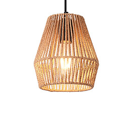 Avis Helloshop26 Lustre lampe lumière suspendu suspension en corde tissée liverpool 160 x 18 cm beige lux.pro 03_0007476