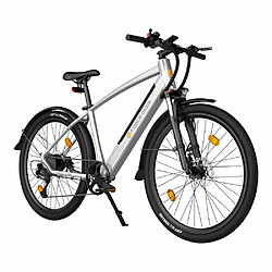 Avis Vélo électrique ADO DECE 300C - Moteur 250W Batterie 36V10.4Ah Assisté Autonomie 90KM Freins à Disque Hydrauliques - Argenté