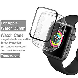 Coque en TPU IMAK anti-griffes, transparent pour votre Apple Watch Series 3/2/1 38mm