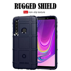 Wewoo Coque Housse en silicone à couverture totale pour de protection antichoc pour Galaxy A9 (2018) (Bleu foncé)