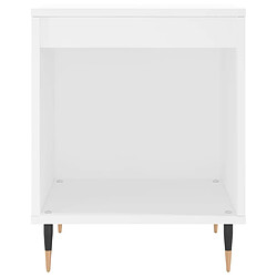 Acheter Maison Chic Lot de 2 Tables de chevet - Tables de Nuit blanc 40x35x50 cm bois d’ingénierie