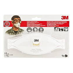 3M 9332 Masque respiratoire filtrant pliable avec soupape contre particules nocives, Certifié EN sécurité pas cher