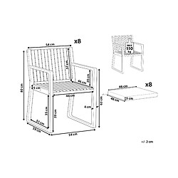 Avis Beliani Chaise de jardin SASSARI II Gris