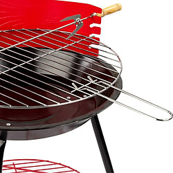 Acheter Barbecue Portable Aktive Bois Fer Ø 38 cm 37 x 61 x 45 cm (6 Unités) Rouge