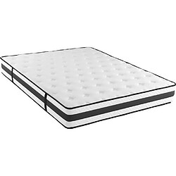 No Name POCKET - Matelas - 140 x 190 cm - Epaisseur 24 cm - Ressorts ensachés réversible