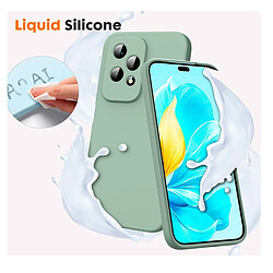 Htdmobiles Coque pour Honor 200 Lite 5G - housse etui silicone gel fine + film ecran - VERT