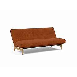 Avis Inside 75 Canapé Lit ASLAK 120 Nordic Cover Soft Spring tissu 595 Corduroy Burnt Orange