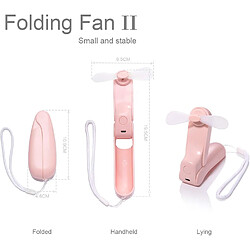 Avis Ventilateur Portable Pliable USB (Rose)