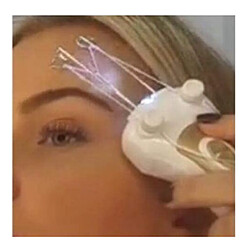 Chrono Lady Epilator Set Facial Threading Hair Remover Hair Removal Machine, or pas cher