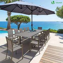 Acheter Vounot Parasol Jardin Double Aluminium 270 x 460 cm