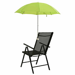 Avis Maison Chic Parasol Jardin | Parasols de chaise de camping 2 pcs Vert 105 cm - GKD57860