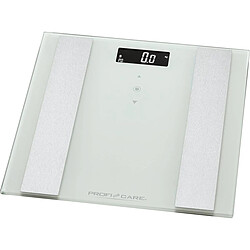 Pèse Personne Electronique Balance BMI Graisse Eau Calories Muscle, , Blanc, Proficare, PW 3007