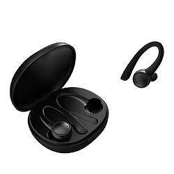 Universal Casque sans fil Bluetooth Casque sport Annuler le bruit avec microphone Bouchons d'oreille pour microphone Bouchons d'oreille pour Xiaomi Huawei | Casque Bluetooth (noir)