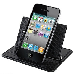 Wewoo Pour 4.3 / 5.0 pouces noir GPS, iPhone 4 / 3GS / 3G, MP4 Universal GPS Holder support berceau anti-dérapant tapis