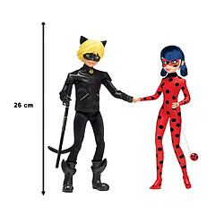 Bandai Miraculous Ladybug Pack de 2 poupees 26 cm