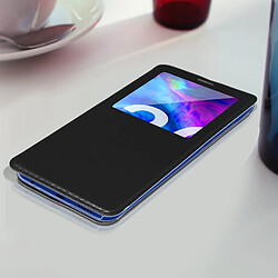 Avis Avizar Housse Honor 20 Lite / Honor 20e Étui Fenêtre Translucide Stand Vidéo noir