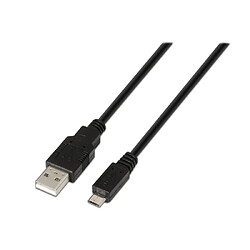 Aisens Câble Usb 0,8 M Usb 2.0 Usb A Micro-Usb B Noir