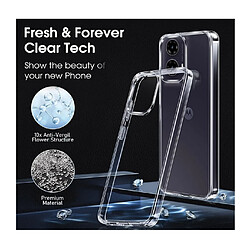 Acheter Htdmobiles Coque pour Motorola Moto G55 5G - housse etui silicone gel fine + film ecran - TRANSPARENT TPU