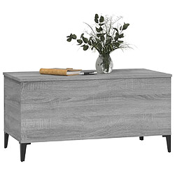 Acheter Maison Chic Tabls basse,Table Console pour salon Sonoma gris 90x44,5x45 cm Bois d'ingénierie -MN97870