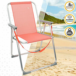 Avis Chaise Pliante Aktive Flamingo Corail 44 x 76 x 45 cm (4 Unités)