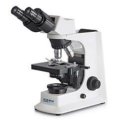 Kern sohn Kern - Microscope à lumière transmise OBL-1, LED 3W binoculaire 4x/10x/40x/100x - OBL 127