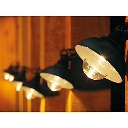 Avis JARDIéco Guirlande lumineuse 10 Led style industriel - Blanc chaud