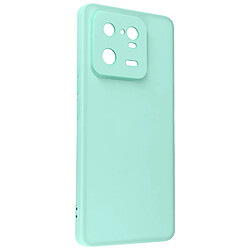 Avizar Coque pour Xiaomi 13 Pro Silicone Intérieur Microfibre Finition Mate turquoise