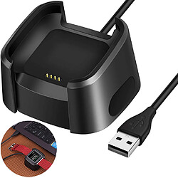 Câble de charge compatible avec le chargeur Versa Lite, câble adaptateur USB de remplacement pour montre intelligente Fitbit Versa