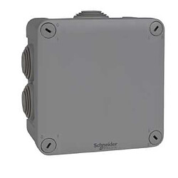 boite de dérivation - a embout - 105 x 105 x 55 mm - schneider electric enn05005