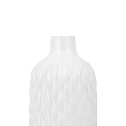 Acheter Beliani Vase décoratif EMAR Céramique 31 cm Blanc