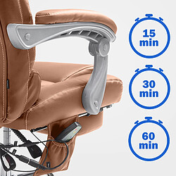 Acheter Non Chaise de bureau Pacific avec fonction massage cuir artificiel V2