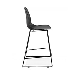 Avis Kokoon Design Tabouret de bar design ZIGGY MINI BLACK 52x51,5x101 cm