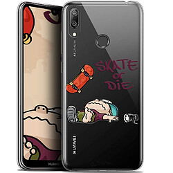 Caseink Coque Pour Huawei Y7 / Prime / Pro 2019 (6.26 ) [Gel HD Collection BD 2K16 Design Skate Or Die - Souple - Ultra Fin - Imprimé en France]