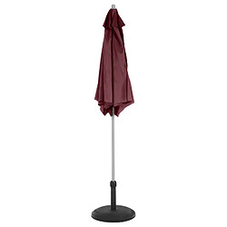 Hesperide Parasol droit rond Anzio - Diam. 230 cm - Bordeaux