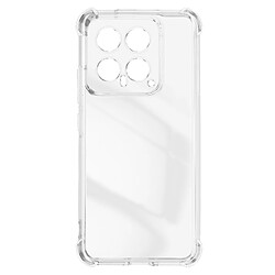 Avizar Coque pour Xiaomi 14 Silicone Coins Bumper Antichocs Transparent