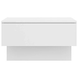 Maison Chic Table de chevet murale,Table de nuit Blanc -MN56528 pas cher