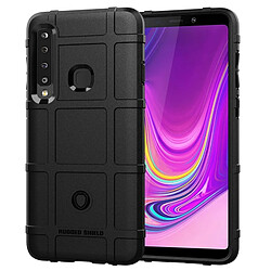 Wewoo Coque Housse en silicone à couverture totale pour de protection antichoc pour Galaxy A9 (2018) (Noir)