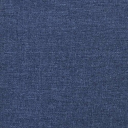 Acheter vidaXL Repose-pied Bleu 45x29,5x35 cm Tissu et similicuir