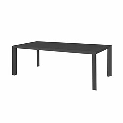 BigBuy Home Table de Salle à Manger Io Graphite Aluminium 240 x 100 x 75 cm