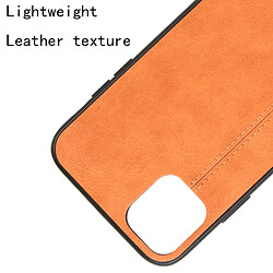 Acheter Wewoo Coque Rigide Motif de peau de vache à motifs de peau de choc pour iPhone 11 PC + PU + TPU Orange