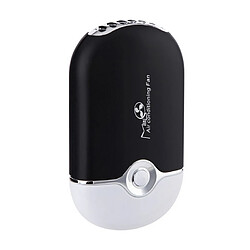 Wewoo Ventilateur électrique noir Portable Mini USB Charge Climatiseur Réfrigération Petit de poche