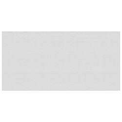 vidaXL Film solaire de piscine flottant PE 549x274 cm Gris